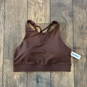 Old Navy Brown Sports Bra